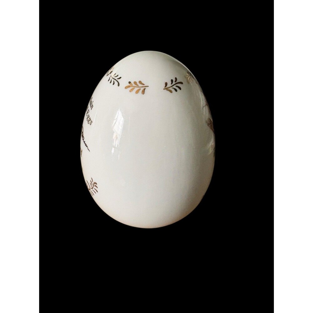 Danbury Mint Roger Tory Peterson Porcelain Songbird Egg Bluebird 1995 - Picture 4 of 6
